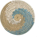 Baskets for Wall Decor, Hanging Woven Baskets Natural Decorative Bowls Bohemian Circle Wall Decor Basket, Rustic Art Decoration Hanging for Living Room Wall Home Bedroom (Color : E-30cm)