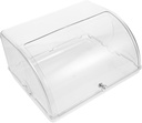 Plastic Bread Box Storage Container for Homemade Loaves Airtight Bread Keeper Lid Versatile Grain and Bakery Storage for Cookies and Muffins