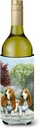 Caroline's Treasures BDBA0390LITERK Basset Hounds in The Gate Wine Bottle Hugger Bottle Cooler Sleeve Hugger Machine Washable Collapsible Insulator Beverage Insulated Holder