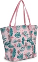 J World New York Lola Tote Bag Insulated Lunch-Box for Women, Palm Leaves, One Size