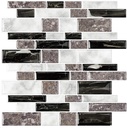 STICKGOO 10-Sheet Marble Look Peel and Stick Tiles, Decorative Self Adhesive Kitchen Backsplash in Granite (Pack of 10, Thicker Design)