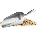 OCS Parts Aluminum 9-Inch Food and Ice Scoop | 12-Ounce | Professional Grade Scooper for Ice, Flour, Candy, Sugar, Rice, Popcorn, Coffee, and Beans for Home or Commercial Kitchens