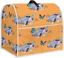 Butterflies Stand Mixer Cover Compatible with 4.5-5 Quart(14.9"H x10.8"W x14.5"L) Flowers and Cars Dust Cover for Kitchen Stand Mixer with Pocket for Accessories