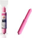 Toilet Paper Roller Holder (7 Inch) Pink - Plastic (Spring Loaded) Replacement Spindle Rod - Roll Extender fits Extra Large Bathroom Tissue Rolls