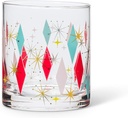 Abbott Collection Home 27-BOWLERAMA-of Diamond Tumbler, 3 inches high, Pink/red