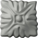 Ekena Millwork ROS01X01AT Attica Square Rosette, 1 3/4"W x 1 3/4"H x 1/8"P, Primed