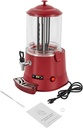 400W Hot Chocolate Machine, 10L Commercial Hot Chocolate Machine Maker, Hot Beverage Warmer with Temperature Control for Heating Chocolate Coffee Milktea (Red, 10L)