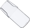 MARURY Bedside Water Carafe and Glass Set, Nightstand Water Carafe with Tumbler, Clear Glass Water Pitcher and Cup for Water, Ice Tea, Lemonade, Juice (Color : Transparency, Size : 15x6.5cm)