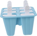 Silicone Popsicle Mold Ice Cream DIY Molds for Homemade Chilled Treats Reusable Blue Popsicle Maker for Parties and Healthy Snacks