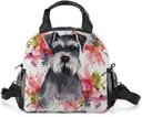 Insulated Lunch Bag for Women Schnauzer Lunch Bags for Men Lunchbox Reusable Lunch Boxes