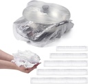 50 Pieces 5 Different Sized Disposable Dust Cover Set, Clear Plastic Appliance Covers with Elastic Band, Thickened Kitchen Toaster Cover for Blender Air Fryer Pan Oven Mixer Storage (1)