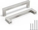 homdiy 30 Pack 5in Brushed Nickel Cabinet Pulls Kitchen Cabinet Handles Modern Drawer Pull Stainless Steel Handle for Kitchen Hardware 5in Hole Centers