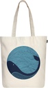 Ecoright Tote Bag for Women with Zipper, Small Tote Bag, Canvas Bag, Reusable Cotton Bag for Beach, Grocery, School & Work
