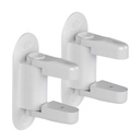 jojomis 2 Pack ABS Door Lever Locks Baby Child Proof Safety Handles Locks, Self-Adhesive