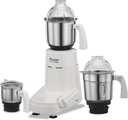 Preethi Eco Plus Mixer Grinder, White, 3 Jar