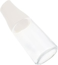 1pc Automatic Opening Closing Glass Oil Dispenser Bottle Elegant Seasoning Container for Oil Vinegar Sauce and Cooking Visible Measurement