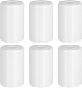 6 Pack White Frosted Glass Shades Replacement,5.51in Height,3.94in Diameter,1.65in Fitter, Cylinder Glass Shade Covers Replacement Globe for Pendant Light Floor lamps light fixtures Wall Sconces