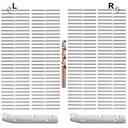 BLIKA 120 Pack 3/16" Swage Lag Screws Left & Right with Upgraded Cable Railing Wrenches, T316 Stainless Steel Deck Cable Railing Hardware, 3/16" Handed Thread Swage Lag Screws for Wood Posts