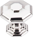 Top Knobs TK348PN Chareau Collection 1-1/2" Chalet Knob, Polished Nickel