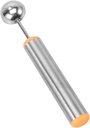 Mikinona Stainless Steel Fruit Scoop Tool Multifunctional Kitchen Fruit Baller for Melons and More Easy to Use for and Decorative Dishes Orange