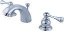 Kingston Brass KB941BL Vintage Mini-Widespread Bathroom Faucet, 4.5 x 3.5 x 2.06, Polished Chrome