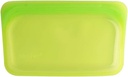 Stasher Platinum Silicone Food Grade Reusable Storage Bag, Lime (Snack) | Reduce Single-Use Plastic | Cook, Store, Sous Vide, or Freeze | Leakproof, Dishwasher-Safe, Eco-friendly | 12 Oz