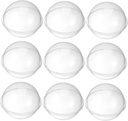 KICHOUSE 10pcs Transparent Plastic Ball Shape Cake Containers Portable Mousse Ball Cake Box Lightweight Design for Safe Storage and Creative Decoration
