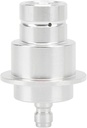 Quick Connect CO2 Cylinder Adapter Fitting, CO2 Adapater, Aluminum Alloy 0.3in Quick Disconnection High Hardness Soda Machine Connector (Silver)