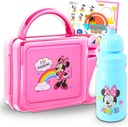Disney Minnie Mouse Lunch Box- Bundle with Minnie Mouse Lunch Box, Minnie Mouse Water Bottle, Stickers, More | Minnie Mouse Lunch Container