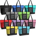 10 Pcs Difference Maker Appreciation Tote Bags for Women Employee Appreciation Staff Gifts for Teacher Nurse Medical Assistant Vet Tech Week(Bright Colors, Difference Maker)