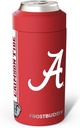 Frost Buddy Universal Can Cooler - Fits all - Stainless Steel Can Cooler for 12 oz & 16 oz Regular or Slim Cans & Bottles - Stainless Steel (Alabama Crimson Tide)