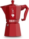 Bialetti Mocha Exclusive Italian Red for 6 Cups, Direct Fire (Coffee Maker, Espresso Maker, Makinetta)