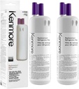 Kenmore Refrigerator Replacement 1, ,9930,9081 Water Filter, White, (2 PACKS)