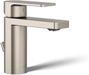 Kohler K-23472-4N-BN Parallel Single Handle Bathroom Sink Faucet, .5 GPM, Lever Handle, Vibrant Brushed Nickel