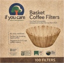 If You Care Coffee Filter Baskets ( 1x100 CT ), Fits 8-12 Cup Drip Coffee Makers