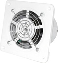 Vent Fan 4 Inch Exhaust Fan Dust Blower Used for Kitchen Toilet Wall Window Mute Axial Flow Fan Square Shape Ventilation Fan with Net Cover and Check Val(