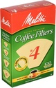 Melitta 624602#4 8 To 12 Cup Natural Brown Cone Coffee Filters 100 Count