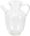 Glass Milk Pitcher Kitchen Essential for Water Milk Tea Portable Water Pitcher Lid