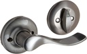 Kwikset 604BLRH-15V1 Right Hand Balboa Signature Series Interior Single Cylinder Handleset Trim with New Chassis Satin Nickel Finish