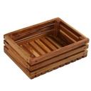 American Metalcraft OWBB2 Olive Wood Bread Crate, Large