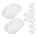 10pcs Portable Picnic Dessert Cake Carrier Boxes Insulated Lightweight Design for Cakes Pastries for Camping Travel and Picnics