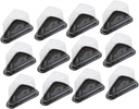 Alipis 100pcs Triangle Cake Boxes for Cheesecake Cupcake Pastry Packaging Sturdy Food-grade Pet Containers Non- Base for Parties and Events
