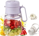 Bloame Blender, Bloame Juicer, Portable Juicer, 2025 New Portable Smoothie Blender Juice Electric for Kitchen, Travel Fruit Squeezer for Oranges and Lemons (purple)