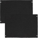 Microwave Oven Activated Charcoal Replacement Air Filters Compatible With Whirlpool Low Profile Over the Range Microwave Hood Models WML55011HS WML75011HZ 2 Pack