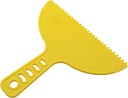 Cleaning Wallpaper Scraper d-1136-8 Yellow Plastic Putty Knife Glass Tile Wallpaper Scraper Wall DIY Decorative Painting Texture Pattern Texture Comb Tool