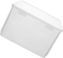 Cabilock Transparent Bread Storage Box with Lid Fridge Sealing Case for Homemade Bread Kitchen Organizer Keeps Bread Fresh and Tidy for Fridge Countertop Storage