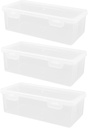 3pcs Airtight Bread Storage Container Charcuterie Boxes Capacity Pantry Organizers and Storage
