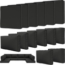 14 Pcs Outdoor Patio Cushion Covers, Replaceable Waterproof Furniture Covers, Outdoor Non-Slip Covers with Zippers, Couch 3 Sizes, Covers Only (Black)
