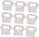 15pcs Upper Window Cupcake Boxes Kraft Cake Packaging Containers Inserts for Muffins Desserts and Treats for Bakeries and Celebrations