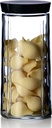 Rosendahl Grand Cru Storage Jar Black, 9.4"H, 50.7 oz, Gift Box Included
